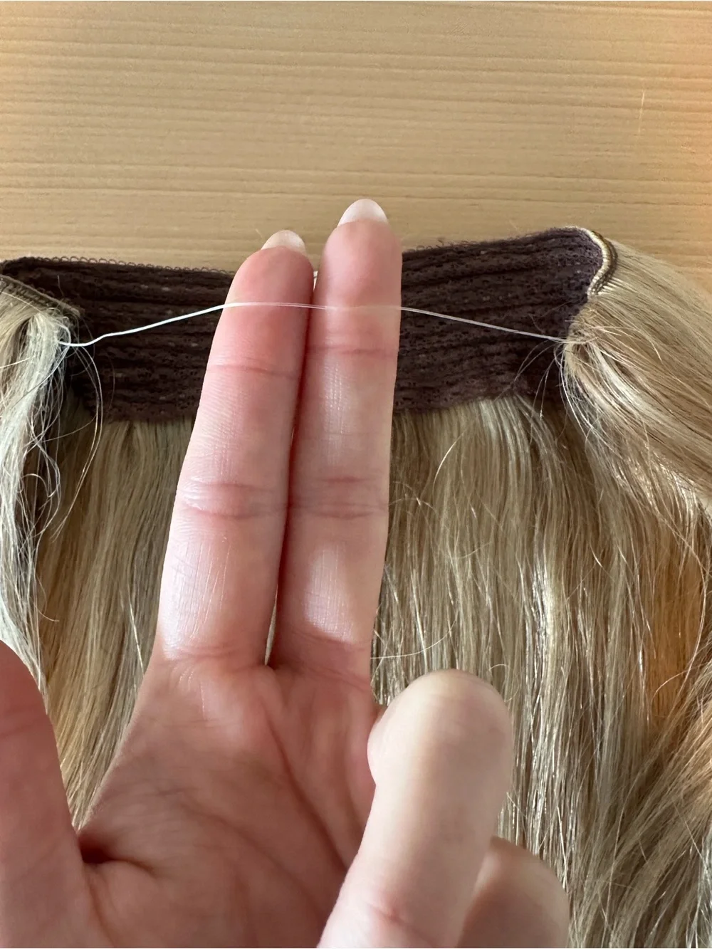 Hidden Crown Halo Extension - Natural Blonde